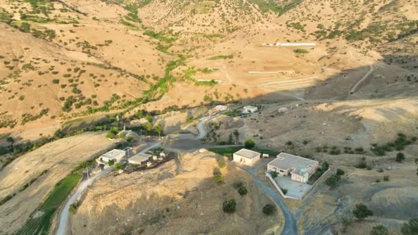 Aerial Footage Mountains Hills Kurdistan Iraq Drone Footage Medium High — Stock Video