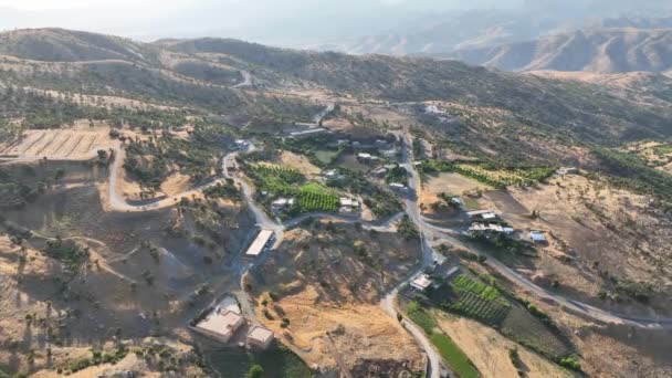 Aerial Footage Mountains Hills Kurdistan Iraq Filmación Drone Desde Altitud — Vídeos de Stock