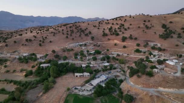 Images Aériennes Montagnes Collines Kurdistan Irak Dron Footage Medium High — Video