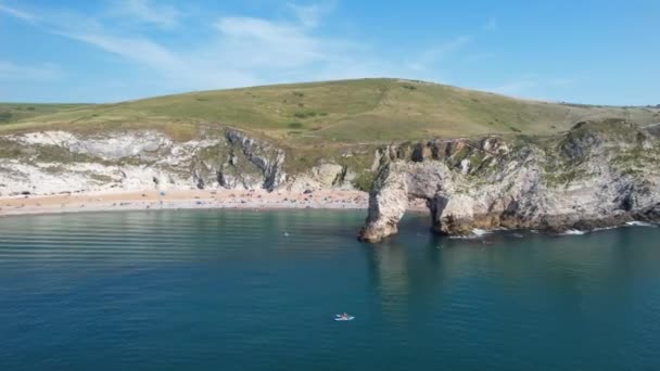 High Angle Time Lapse Recorage British Ocean England Wielka Brytania — Wideo stockowe