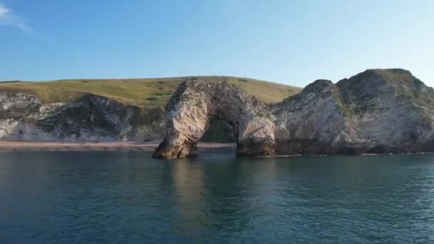 High Angle Time Lapse Filmación Del Océano Británico Inglaterra Reino — Vídeos de Stock