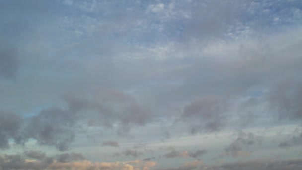 High Angle View Most Beautiful Dramatical Clouds Luton City Anglia — Wideo stockowe