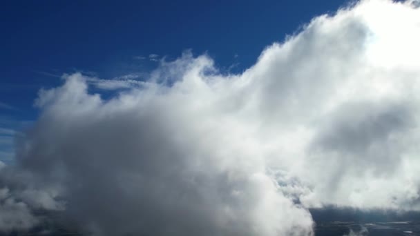 Best Footage Fast Moving Winter Clouds England Verenigd Koninkrijk — Stockvideo