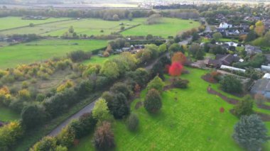 İngiltere, İngiltere 'nin Bedfordshire' daki İngiliz Köy Manzarası.
