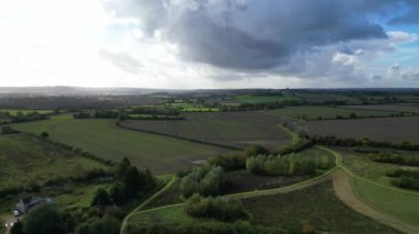 İngiltere, İngiltere 'nin Bedfordshire' daki İngiliz Köy Manzarası.