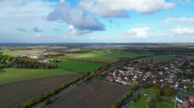 İngiltere, İngiltere 'nin Bedfordshire' daki İngiliz Köy Manzarası.