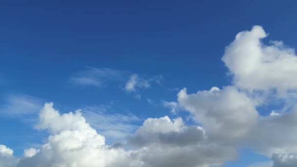 Nubes Cielo Sobre Inglaterra Reino Unido — Vídeos de Stock