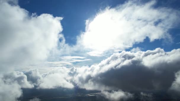 Most Beautiful Dramatical Clouds Sky England Reino Unido — Vídeo de Stock