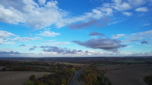 Time Lapse Кадри Британських Доріг Трафіку Англії — стокове відео