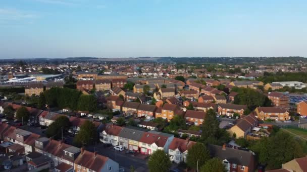 Rekaman Aerial Time Lapse Dari British City Inggris — Stok Video