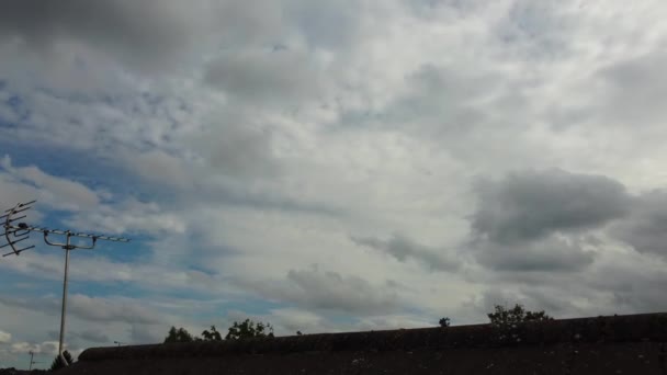 Filmato Time Lapse Nuvole Rapido Movimento Sopra Inghilterra — Video Stock