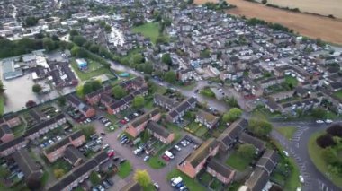 İngiltere, İngiltere 'deki British City' nin hava hızlandırılmış görüntüleri.