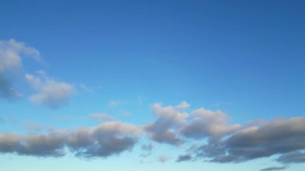 Nuvens Bonitas Vista Céu Sobre Inglaterra — Vídeo de Stock