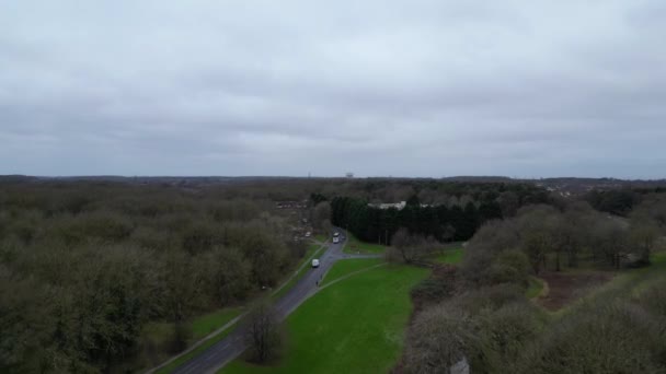 High Angle Footage Central Corby Town England Inggris United Kingdom — Stok Video