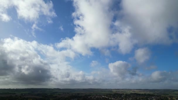 Dramatical Sky Clouds England Reino Unido — Vídeo de Stock