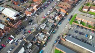 İngiltere Stevenage Town 'un Yüksek Açılı Görüntüleri, 23 Şubat 2024