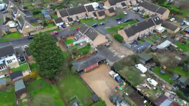Arlesey Town England Inglés Filmación Fue Capturada Durante Día Nublado — Vídeo de stock