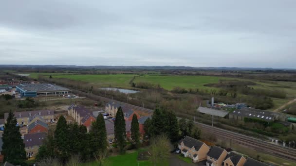 英国Arseley镇 镜头是在2024年2月28日阴雨天拍摄的 — 图库视频影像