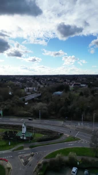 Riprese Aeree Watford City Inghilterra Marzo 2024 — Video Stock