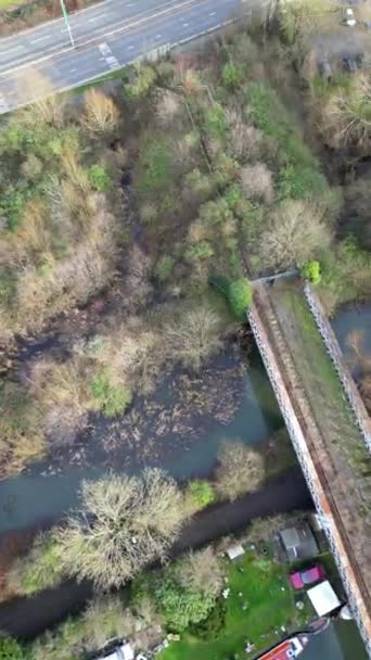 Aerial Footage Watford City England Inglés Marzo 2024 — Vídeos de Stock