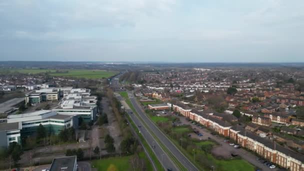 Central Hatfield City Downtown Hertfordshire Anglia Zjednoczone Królestwo Marca 2024 — Wideo stockowe