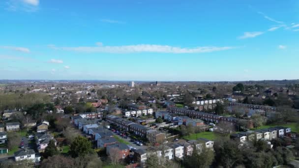 Central Hatfield City Dan Downtown Hertfordshire Inggris Britania Raya Maret — Stok Video