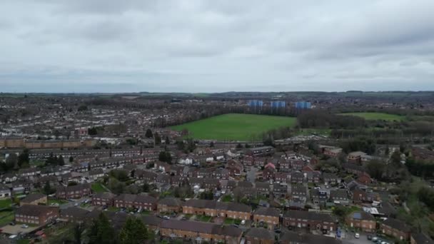 Time Lapse Aerial View North Luton City Κατά Διάρκεια Της — Αρχείο Βίντεο
