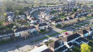 Oxford Tarihi Merkezi Şehri Oxfordshire, İngiltere 'nin Hava Görüntüleri. 23 Mart 2024