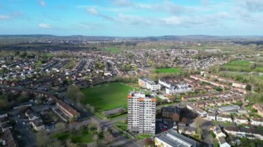 Oxford Tarihi Merkezi Şehri Oxfordshire, İngiltere 'nin Hava Görüntüleri. 23 Mart 2024