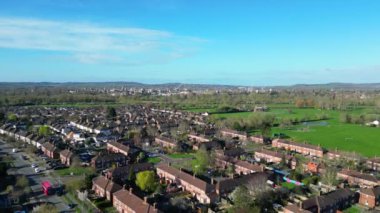 Oxford Tarihi Merkezi Şehri Oxfordshire, İngiltere 'nin Hava Görüntüleri. 23 Mart 2024