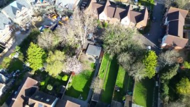 Oxford Tarihi Merkezi Şehri Oxfordshire, İngiltere 'nin Hava Görüntüleri. 23 Mart 2024