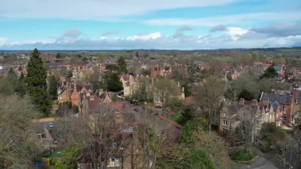 Aerial Footage Historical Oxford Central City Oxfordshire England Reino Unido — Vídeo de stock