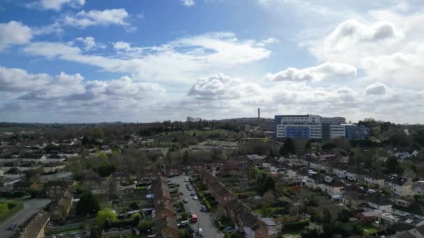 Aerial Footage Historical Oxford Central City Oxfordshire England Spojené Království — Stock video