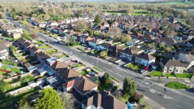 Oxford Tarihi Merkezi Şehri Oxfordshire, İngiltere 'nin Hava Görüntüleri. 23 Mart 2024