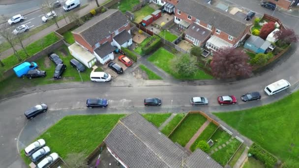 Aerial Footage Residential District Aylesbury Town England Reino Unido Abril — Vídeo de stock