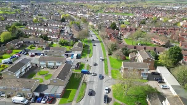 Luftaufnahme Des Wohnbezirks Aylesbury Town England Vereinigtes Königreich April 2024 — Stockvideo