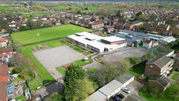 Aerial Footage Residential District Aylesbury Town England Reino Unido Abril — Vídeos de Stock