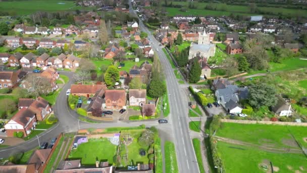 Aerial Footage Residential District Aylesbury Town England Reino Unido Abril — Vídeo de stock