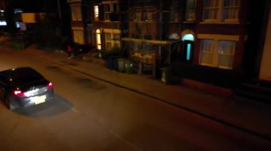 İngiltere 'nin başkenti Cambridgeshire' in Yüksek Açılı Gece Görüntüleri. 21 Mart 2024