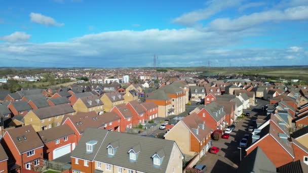 Aerial Footage Central Leighton Buzzard Town England March 29Th 2024 — Stock video