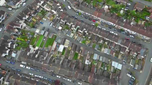 Aerial Time Lapse Footage Central Rugby City England Μεγάλη Βρετανία — Αρχείο Βίντεο
