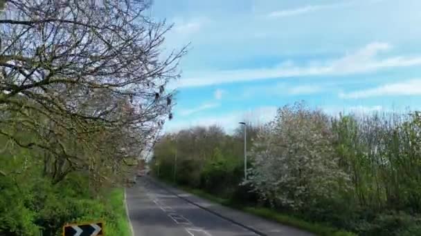 Aerial Footage Residential District Aylesbury Town Inggris April 2024 — Stok Video