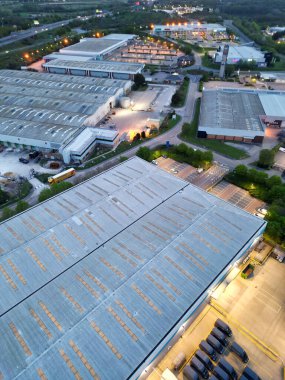 İngiltere Merkez Dartford Londra Şehri Hava Görüntüsü, 14 Nisan 2024