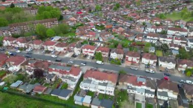 İngiltere, Londra 'nın Wembley Şehir Merkezi Hava Görüntüleri. 17 Nisan 2024
