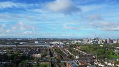 İngiltere, Londra 'nın Wembley Şehir Merkezi Hava Görüntüleri. 17 Nisan 2024