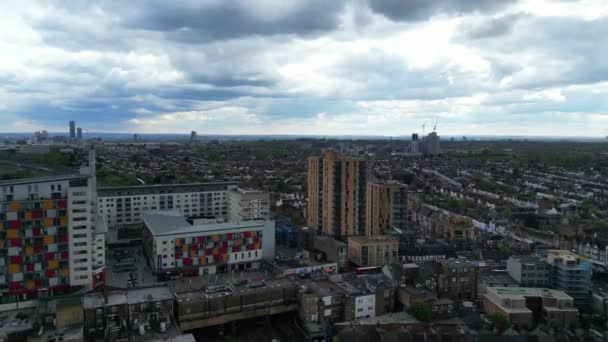 High Angle View Central Wembley London City England Velká Británie — Stock video