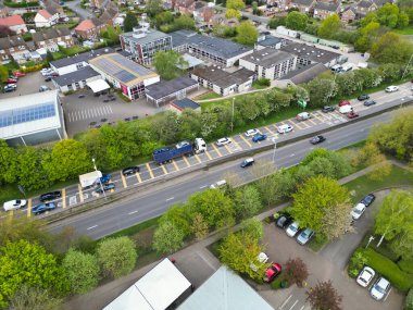İngiltere 'deki İngiliz Köyü Nottingham' ın Stapleford Country Manzarası. 26 Nisan 2024