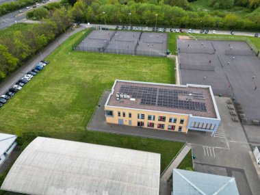 İngiltere 'deki İngiliz Köyü Nottingham' ın Stapleford Country Manzarası. 26 Nisan 2024