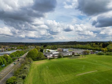 İngiltere 'deki İngiliz Köyü Nottingham' ın Stapleford Country Manzarası. 26 Nisan 2024