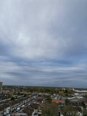 İngiltere 'nin orta batı Croydon Londra şehrinin en güzel hava manzarası. 24 Nisan 2024